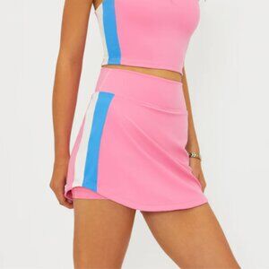 NWOT Beach Riot Thora Mini Skirt Pink Size M